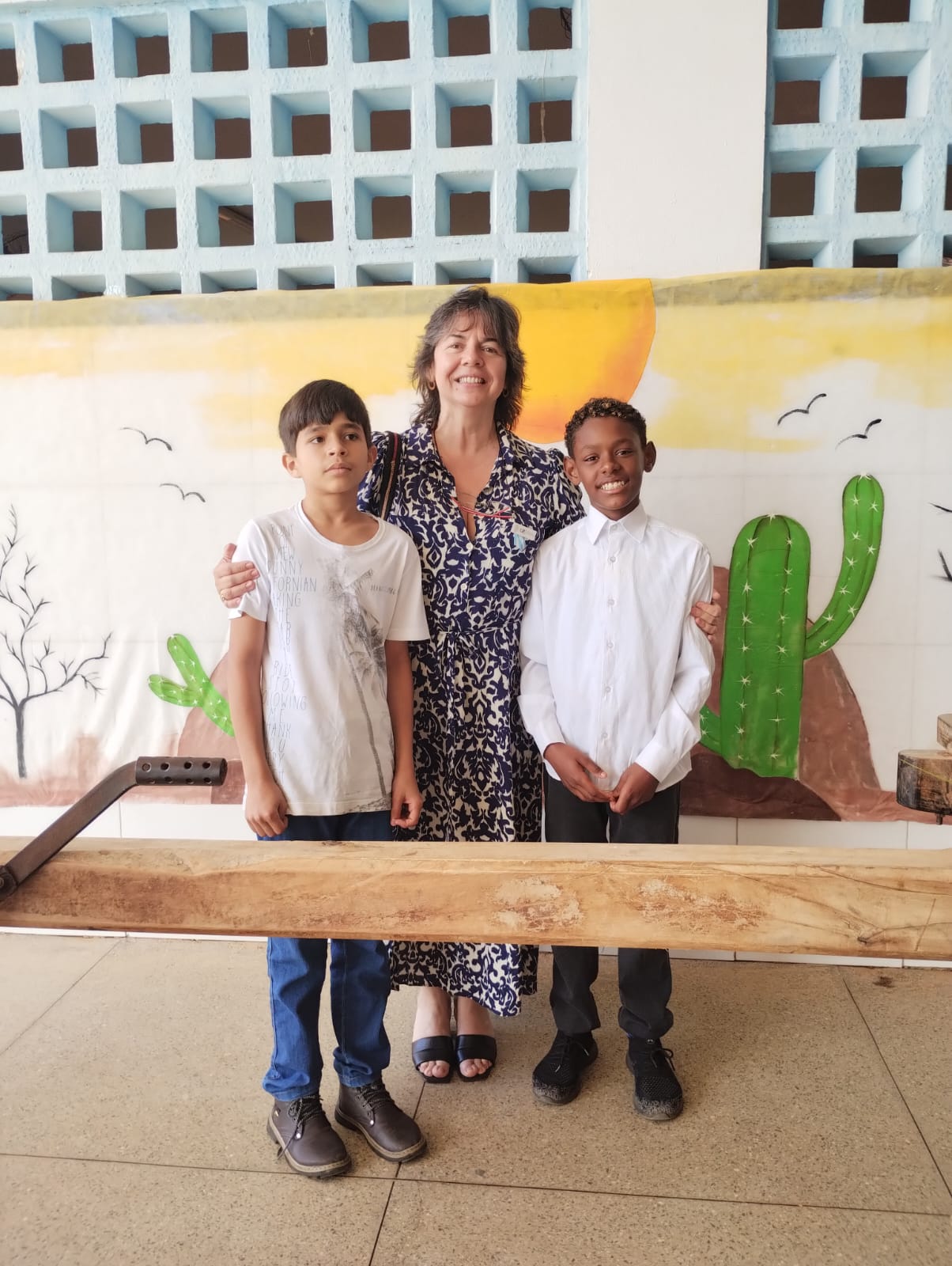 Visita às escolas
